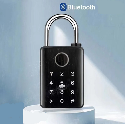 Cadenas Intelligent à Empreinte Digitale et Code - Étanche, Bluetooth et RFID