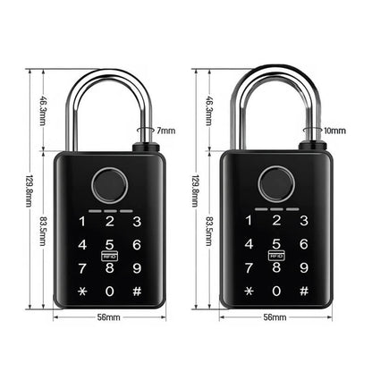 Cadenas Connecté Keynoxy™ Lock : Empreinte & Bluetooth