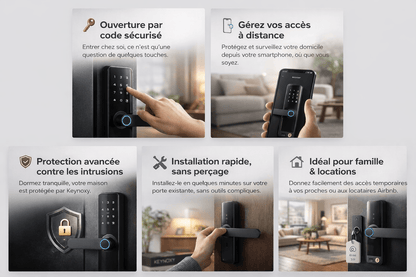 Serrure Connectée Keynoxy™ Alpha