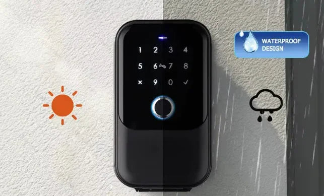Boîte à Clés Connectée Intelligente - Empreinte Digitale, Code & App Mobile - Idéal Airbnb